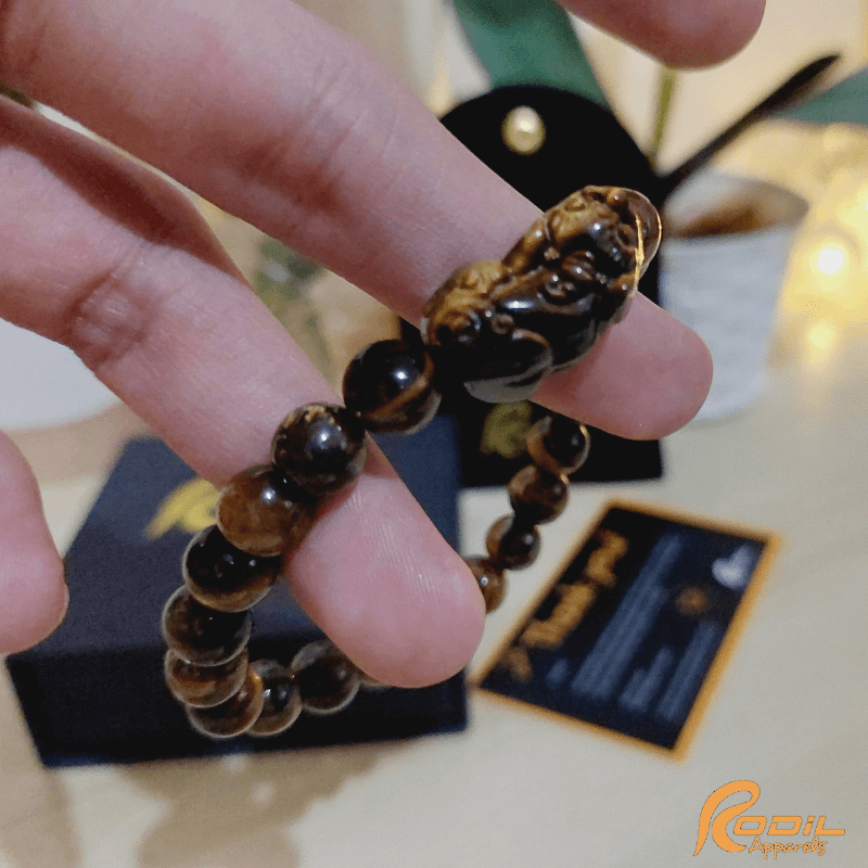 Yellow Tiger Eye Stone Pixiu Bracelet™