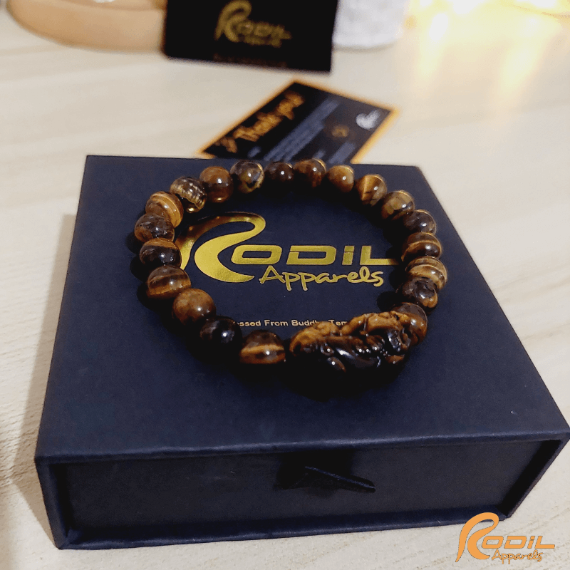 Yellow Tiger Eye Stone Pixiu Bracelet™