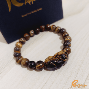 Yellow Tiger Eye Stone Pixiu Bracelet™