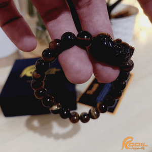 Yellow Tiger Eye Stone Pixiu Bracelet™