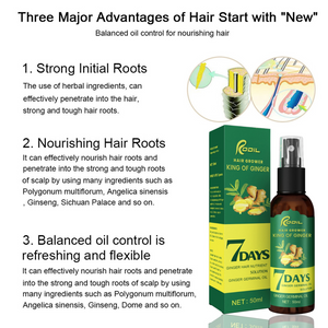 RODIL king of ginger hair nourishing oil 7 days ginger germinal essence hair growth™